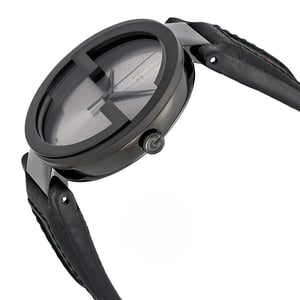Gucci YA133206 In elkaar grijpende 42mm Rood en Groen Patroon Strap Unisex horloge