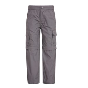 Mountain Warehouse Convertibele Actieve Broek voor kinderen/Kinderen (Donkergrijs)