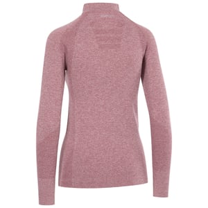Trespass Dames pelina half zip active top met lange mouwen