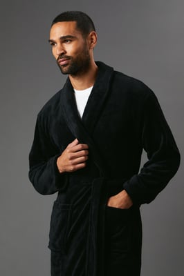 Mens Shawl Collar Robe