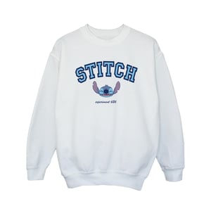 Disney Meisjes Lilo en Stitch Collegiaal Sweatshirt (Wit)