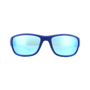 Polaroid Sport Wrap Mens Blue Blue Mirror Polarized Sunglasses