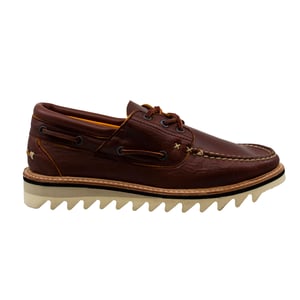 Timberland Selbyville 3 Eye Brown Läder Lace Up Herr Båtskor A1JEL