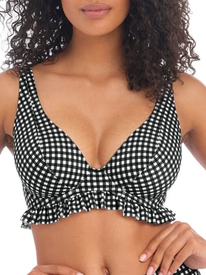 Check In High Apex Bikini Top