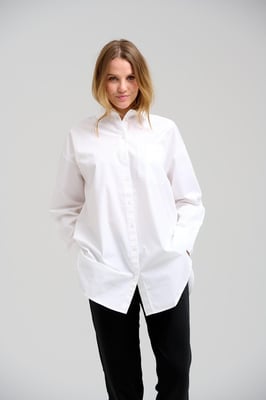 Oversized overhemd - wit