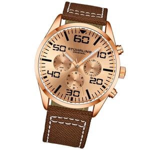 Brun och Guld Kvarts 42mm