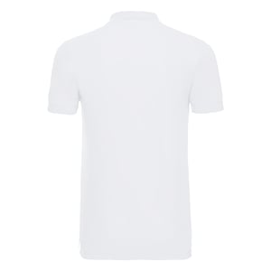 Russell Heren Rekken Korte Mouw Poloshirt (Wit)