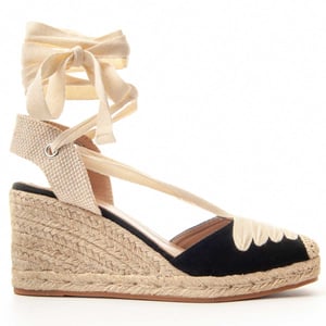 Montevita Wedge Sparto Ciento In Black