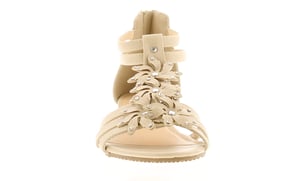 Platino Floella Womens Wedge Sandals Beige