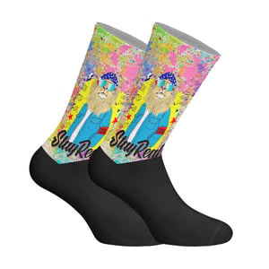 Unisex Elastiska tryckta långstrumpor