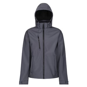 Regatta Heren Venturer 3-laags membraan Soft Shell Jas (Afdichting Grijs/Zwart)
