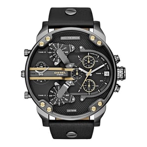 Diesel Mr. Daddy 2.0 Multifunctioneel Zwart Leer