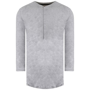 Under Armour Recovery Sleepwear Mens Grå Henley Topp