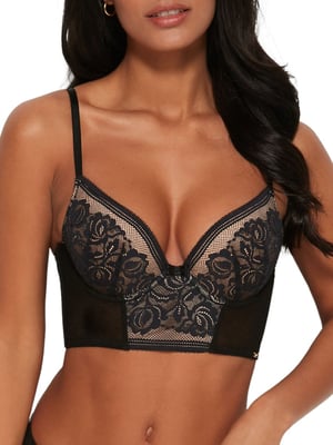 Encore Longline Bra - Black