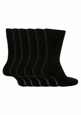 Gentle Grip - 6 Pairs Mens Gentle Grip Non Elastic Socks - MGG100