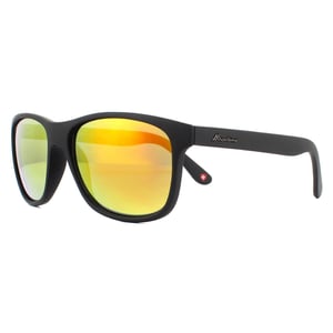 Montana Rectangle Unisex Black Revo Red Sunglasses