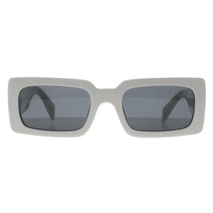 Prada Rectangle Womens Talc Dark Grey PRA07S