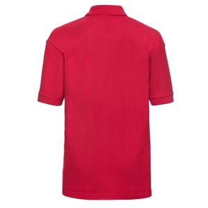 Russell Kinder/Kinder Piqué Poloshirt (Klassiek rood)