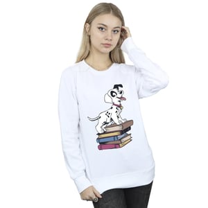 Disney Dames/Dames 101 Dalmatiërs Boeken Sweatshirt (Wit)