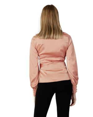 Guess Dames Lange Mouw Lovisa Wikkeltop