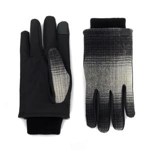 Dune Mens Oakliy - Textured Check Print Gloves