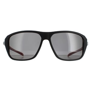 Chopard Rectangle Mens Matte Sandblasted Black Smoke Polarized SCH292