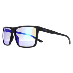 Dragon Rectangle Mens Matte Black Lumalens Blue Ionized Sparrow