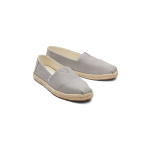 TOMS Alpargata Touw 100% Katoen Dames Espadrilles Drizzle Grijs