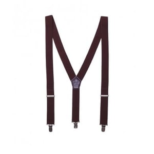 Premier Mens Clip On Braces (Brown)