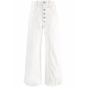 Diesel D-Laly-SP Flare Fit White Jeans 