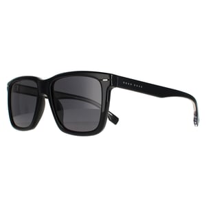 Hugo Boss Square Mens Black Ruthenium Grey Blue BOSS 1317/S