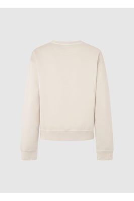 Lana Crew Logo Sweat Stone