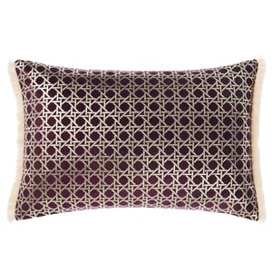 Linen House Taira Fringed Geometric Cushion Cover