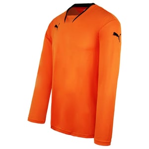 Puma V-Kon Long Sleeve Orange Black Mens Football Shirt 700386 08