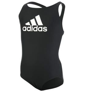 Girl's adidas Infant Badge Of Sport Swimsuit in Black
