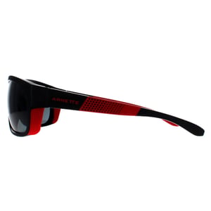 Arnette Square Herrar Svart Mörkgrå Polarized AN4337 Floresta