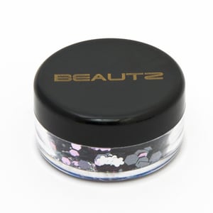 Aquarius Beautz Chunky Glitter 10ml pot with 5 gram Glitter, Silver