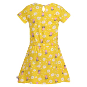 Regatta Baby Girls Peppa Pig Flower Casual Dress (Maize Yellow)