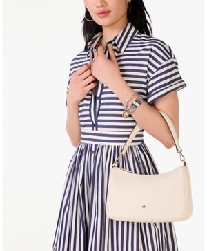 Emma Pebbled Leather Medium Shoulder Bag