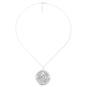 Orphelia 'Anabel' Dames 925 Sterling Zilveren Ketting met Hanger - Zilver ZH-7097