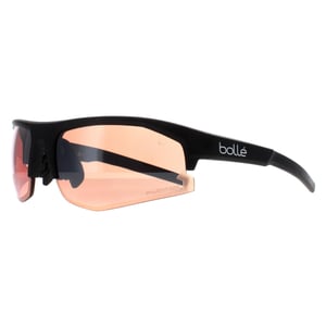 Bolle Semi Rimless Mens Matte Black Phantom Brown Gun Photochromic Bolt 2.0