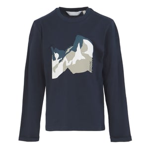 Regatta Kinderen/Kinderen Wenbie III Mountain T-shirt met lange mouwen (Marine)