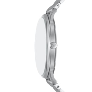Emporio Armani Minimalist Heren Horloge Zilverkleurig AR11599