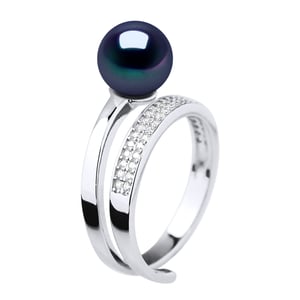 Ring Sieraden - Echte GeCultiveerde Zoetwaterparel Rond 8-9 mm