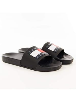 Tommy Hilfiger Tommy Jeans Pool svarta sandaler för män