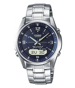 Casio Radio Controlled Watches Men's Silver Watch LCW-M100DSE-2AER