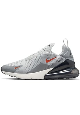 Nike Air Max 270 Sportschoenen, Grijs Mist / Team Oranje Zeil
