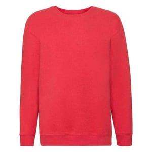 Fruit of the Loom Sweatshirt met Drop Shoulder voor Kinderen/Kinderen (Rood)