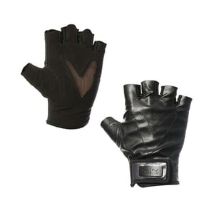 Puma x Selena Gomez Style Womens Biker Gloves Fingerless Black 041526 01