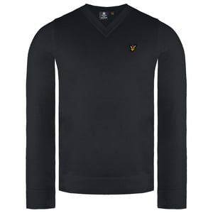 Lyle & Scott Merino Golf Mens Black Sweater